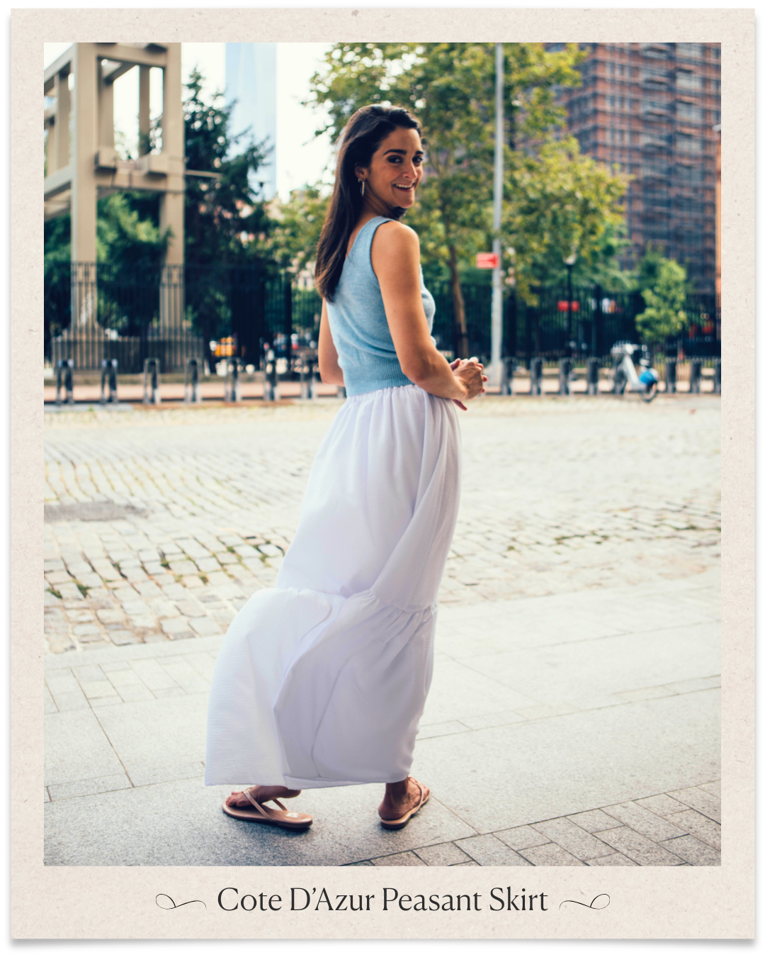 Cote D’Azur Peasant Skirt