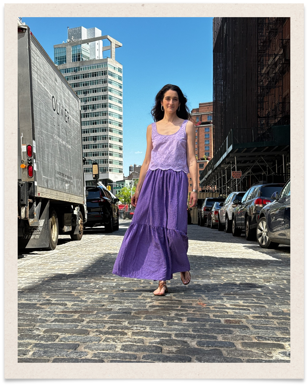 Cote D’Azur Peasant Skirt Hand Dyed