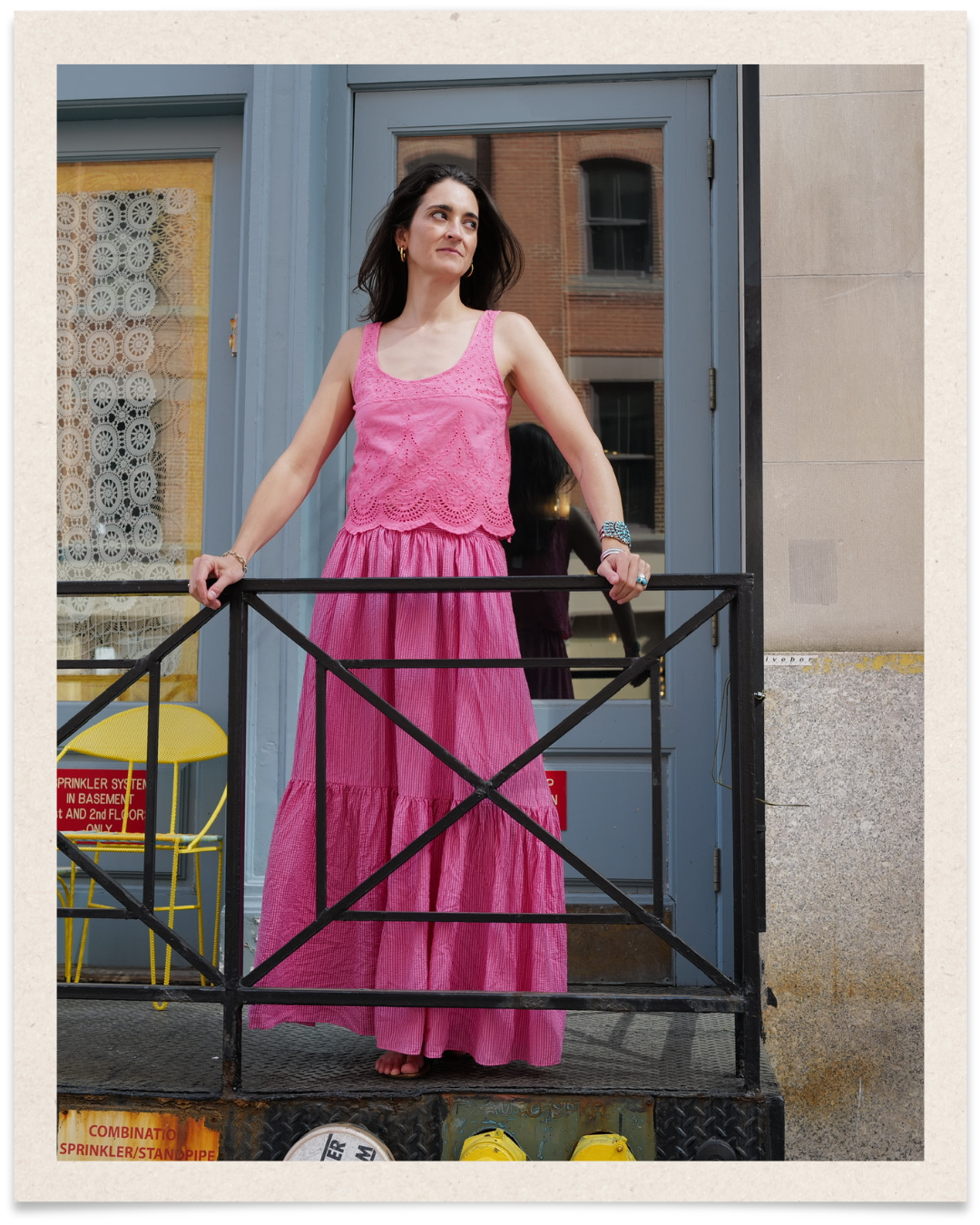 Cote D’Azur Peasant Skirt Hand Dyed