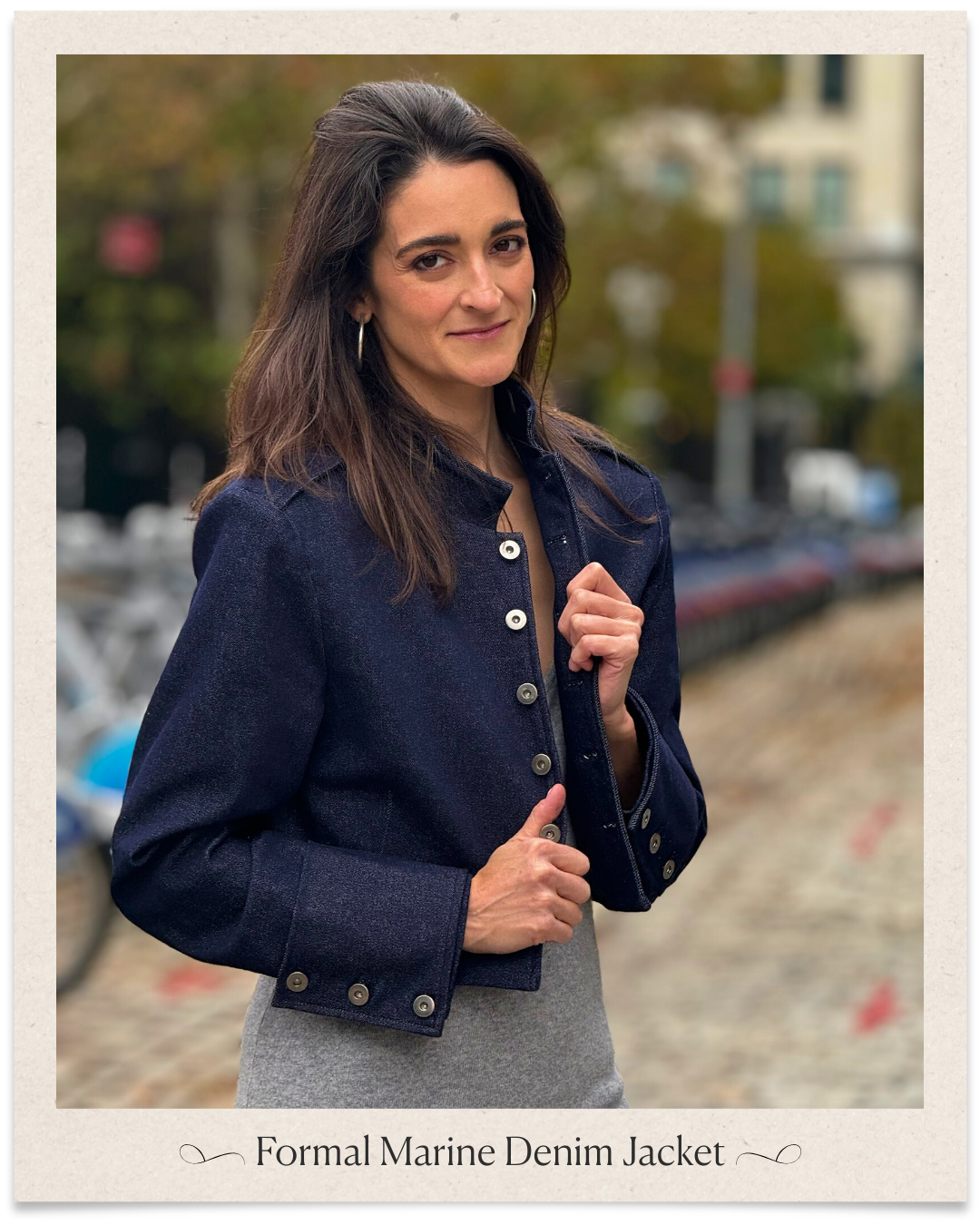 Formal Marine Denim Jacket