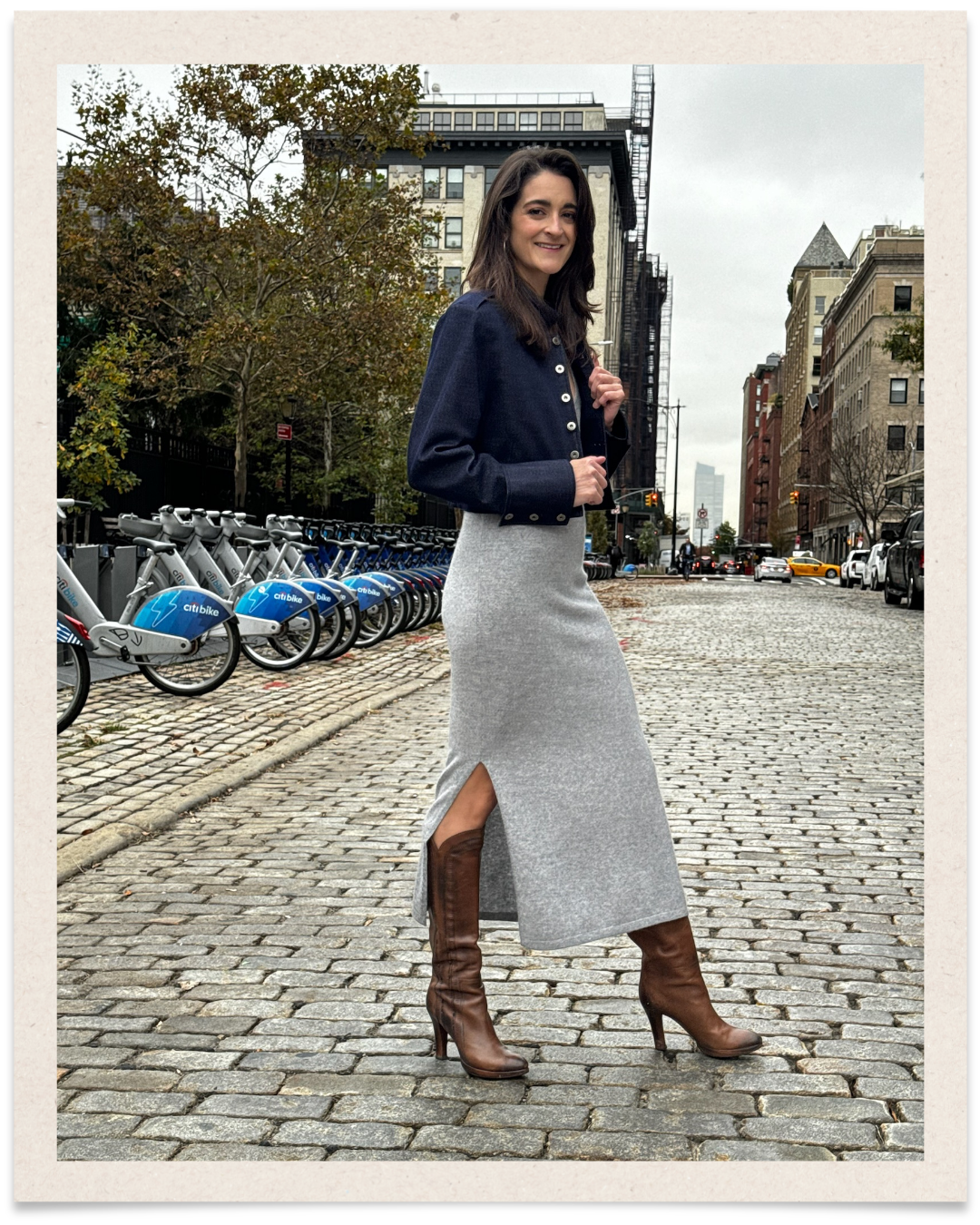 Formal Marine Denim Jacket