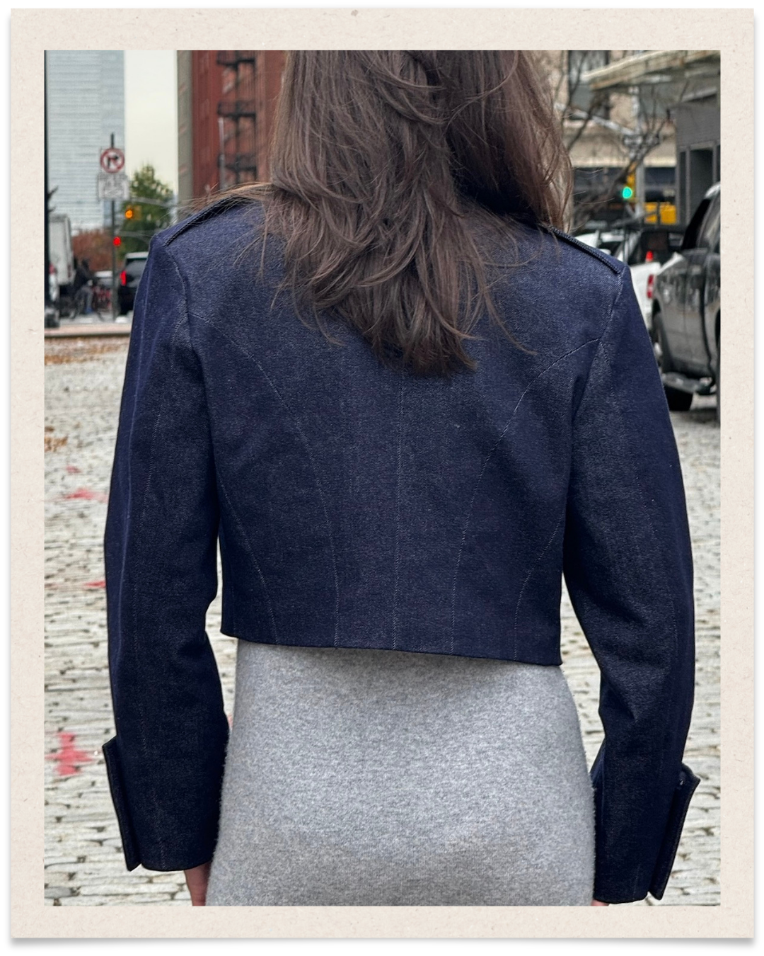 Formal Marine Denim Jacket