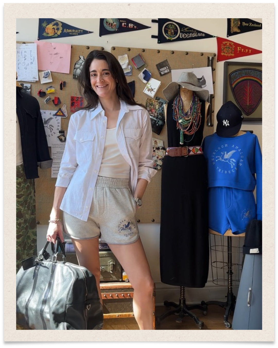 TriBeCa Varsity Sweatshort