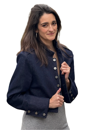 Formal Marine Denim Jacket