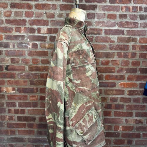 Vintage French Indochina Lizard Camo Paratrooper Jump Jacket