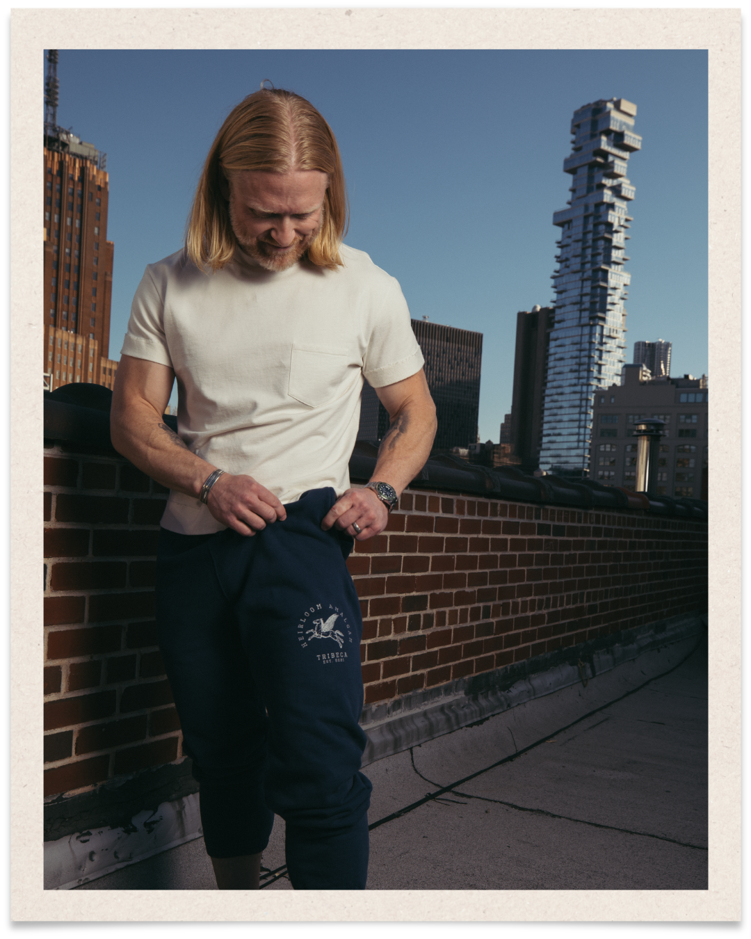 Collister The Collister Crew Neck Pocket Tee – Heirloom Amalgam