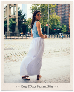 Cote D’Azur Peasant Skirt