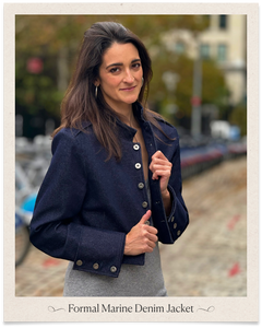 Formal Marine Denim Jacket