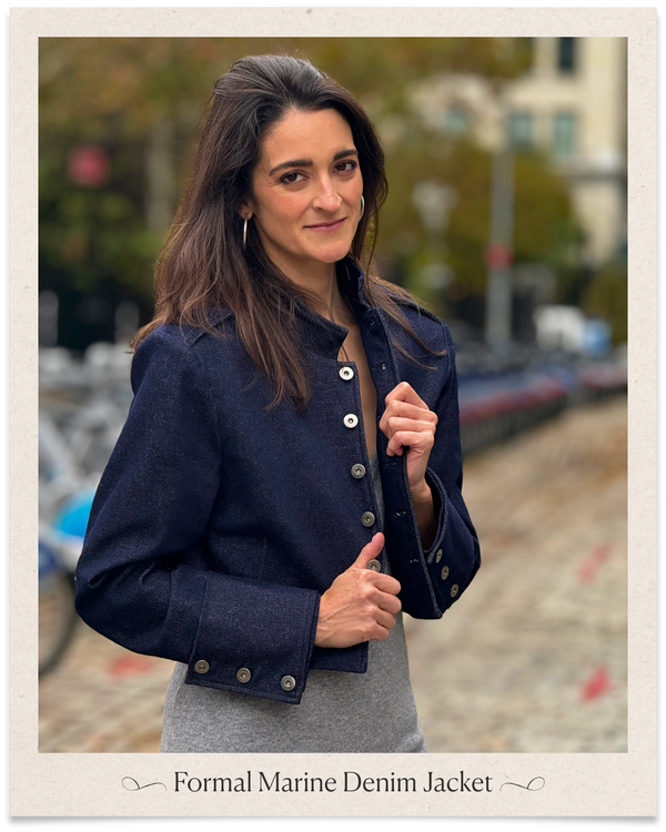 Formal Marine Denim Jacket