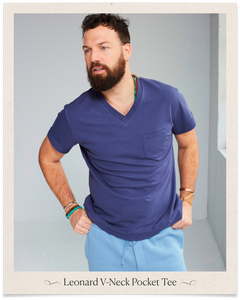 The Leonard V-Neck Pocket Tee