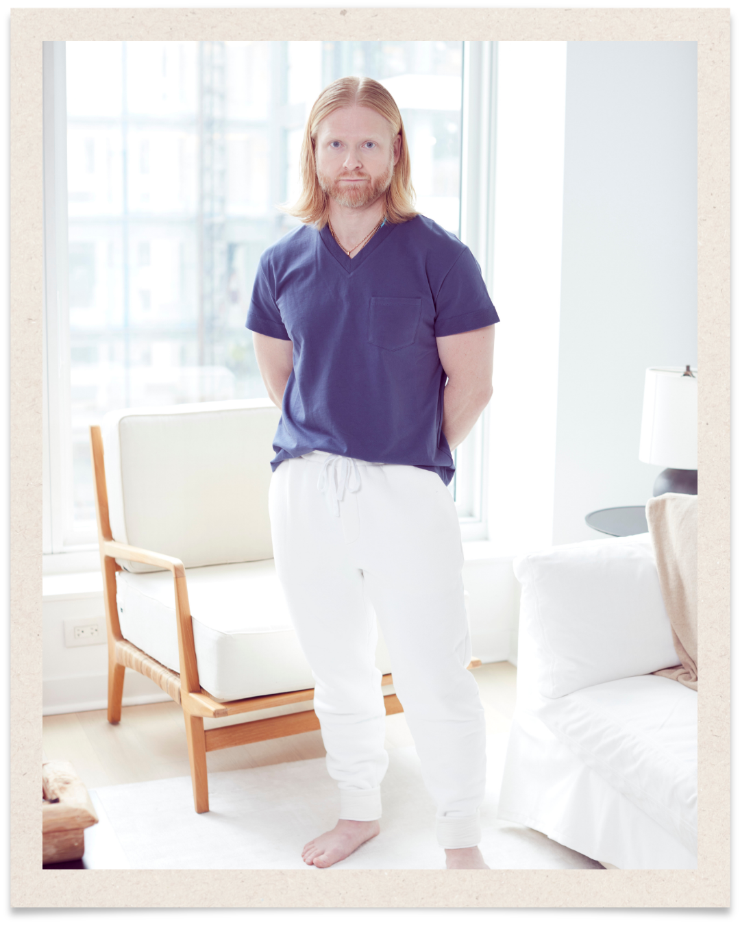 The Leonard V-Neck Pocket Tee