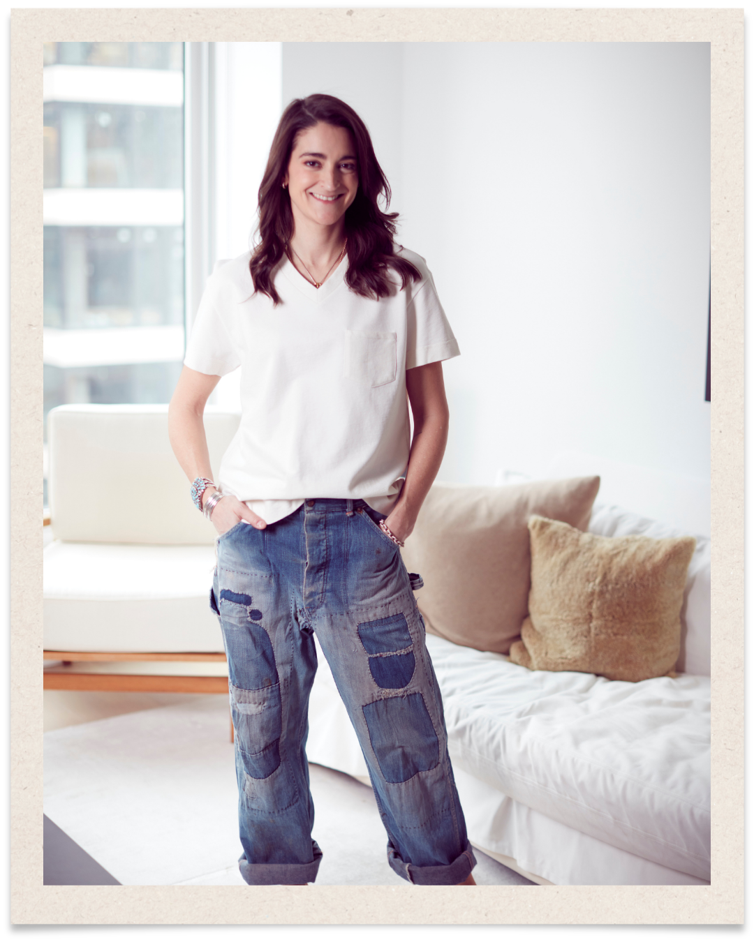 The Leonard V-Neck Pocket Tee