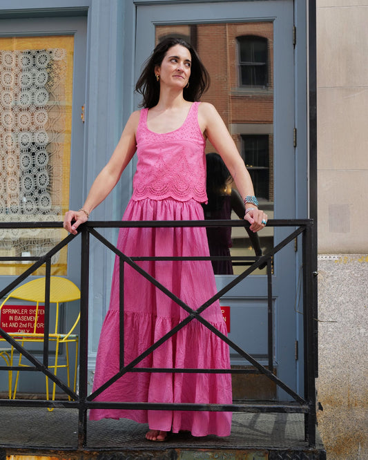 Cote D’Azur Peasant Skirt Hand Dyed