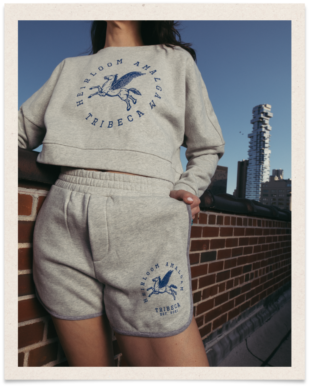 TriBeCa Varsity Sweatshort